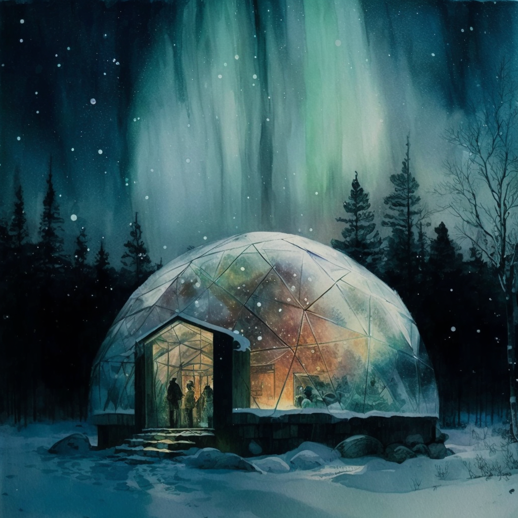 Santa's Hotel Aurora Glass Igloos In Pyhä-Luosto